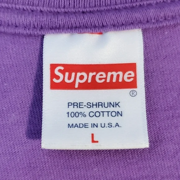 Supreme MF DOOM Tee Dusty Purple FW23 Size Large T-shirt NWOT New Without Tags - Picture 6 of 8